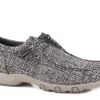 Roper Womens Black Tweed Fabric Chillin Oxford Shoes