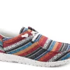 Roper Womens Multi-Color Fabric Hang Loose Serape Loafer Shoes