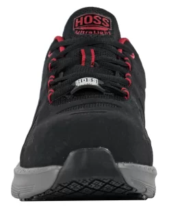 Hoss Boots Mens Black/Red Mesh Skyline UL CT Work Shoes -Fashion Footwear Shop 10180 5l