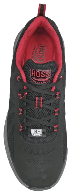 Hoss Boots Mens Black/Red Mesh Skyline UL CT Work Shoes -Fashion Footwear Shop 10180 7l