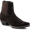 Stetson Womens Brown Leather 5in Everly Ankle Boots