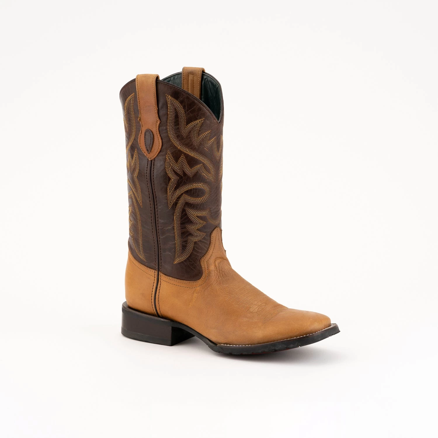 Ferrini Mens Tan Leather Kingston S-Toe Cowboy Boots 1 Ferrini Mens Tan Leather Kingston S-Toe Cowboy Boots