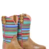 Tin Haul Kids Boys Brown Leather Serape Llama Queen Cowboy Boots
