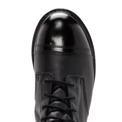 Rocky Boots Rocky Mens Black Leather Insulated 10in Waterproof Zipper Jump Boots -Fashion Footwear Shop 2095 birdseye square