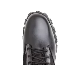 Rocky Boots Rocky Mens Black Leather 8in AlphaForce Zipper Waterproof Duty Boots -Fashion Footwear Shop 2173 birdseye square