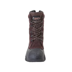 Rocky Boots Rocky Mens Brown Leather Jasper Trac Insulated Waterproof Snow Boots -Fashion Footwear Shop 4799 front square 835e414e afd3 435a baa2 c280b90ec615