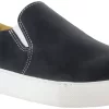 Mellow Walk Jessica Womens Black Leather Slip-On Shoes 9.5 E