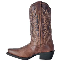 Laredo Womens Malinda Cowboy Boots Leather Tan -Fashion Footwear Shop 51134 3