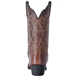 Laredo Womens Malinda Cowboy Boots Leather Tan -Fashion Footwear Shop 51134 4