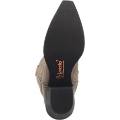 Laredo Womens Vanessa Cowboy Boots Leather Black/Tan -Fashion Footwear Shop 52050 7