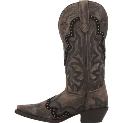 Laredo Womens Skyla Cowboy Boots Leather Brown -Fashion Footwear Shop 52413 3