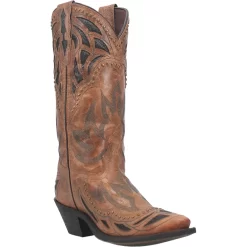 Laredo Womens Infinity Cowboy Boots Leather Tan
