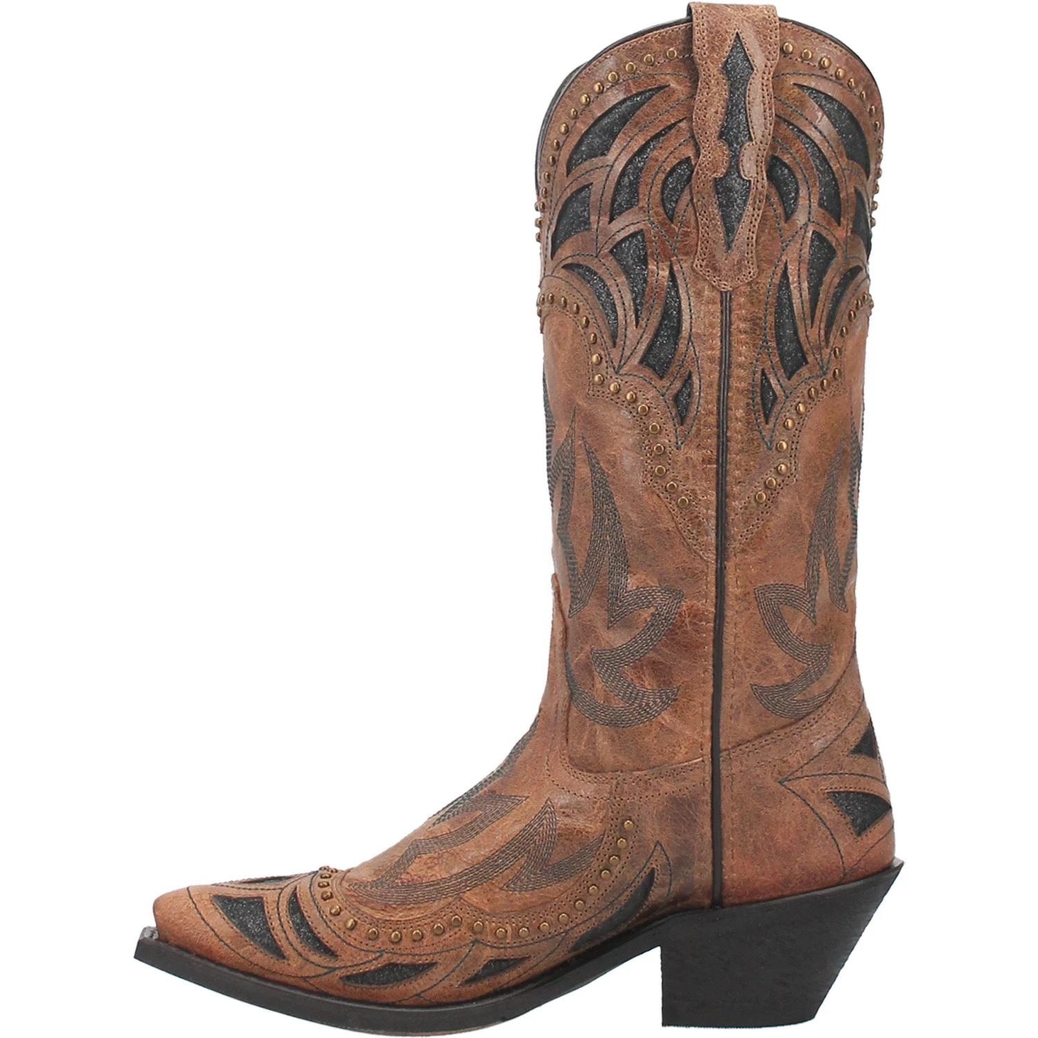 Laredo Womens Infinity Cowboy Boots Leather Tan 4 Laredo Womens Infinity Cowboy Boots Leather Tan - Image 4