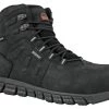 Hoss Boots Mens Black Leather Tikaboo UL CT WP Work Boots