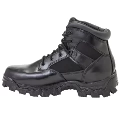 Rocky Boots Rocky Mens Black Leather Alphaforce Composite Toe Waterproof Duty Boots -Fashion Footwear Shop 6167 instep profile square