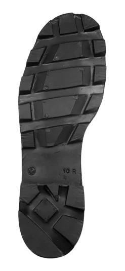 McRae Mens Black Leather Panama Military Combat Boots 13R -Fashion Footwear Shop 6189 sole e114be3f 1c17 456f 9942 2cd59f80d8df