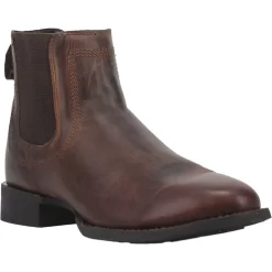 Laredo Mens Theo Ankle Boots Leather Tan