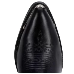 Laredo Mens Tallahassee Cowboy Boots Leather Black -Fashion Footwear Shop 6770 6