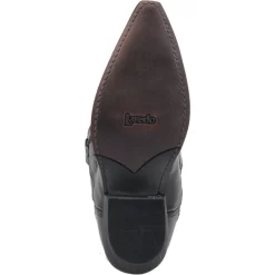 Laredo Mens Laramie Cowboy Boots Leather Black -Fashion Footwear Shop 68430 7