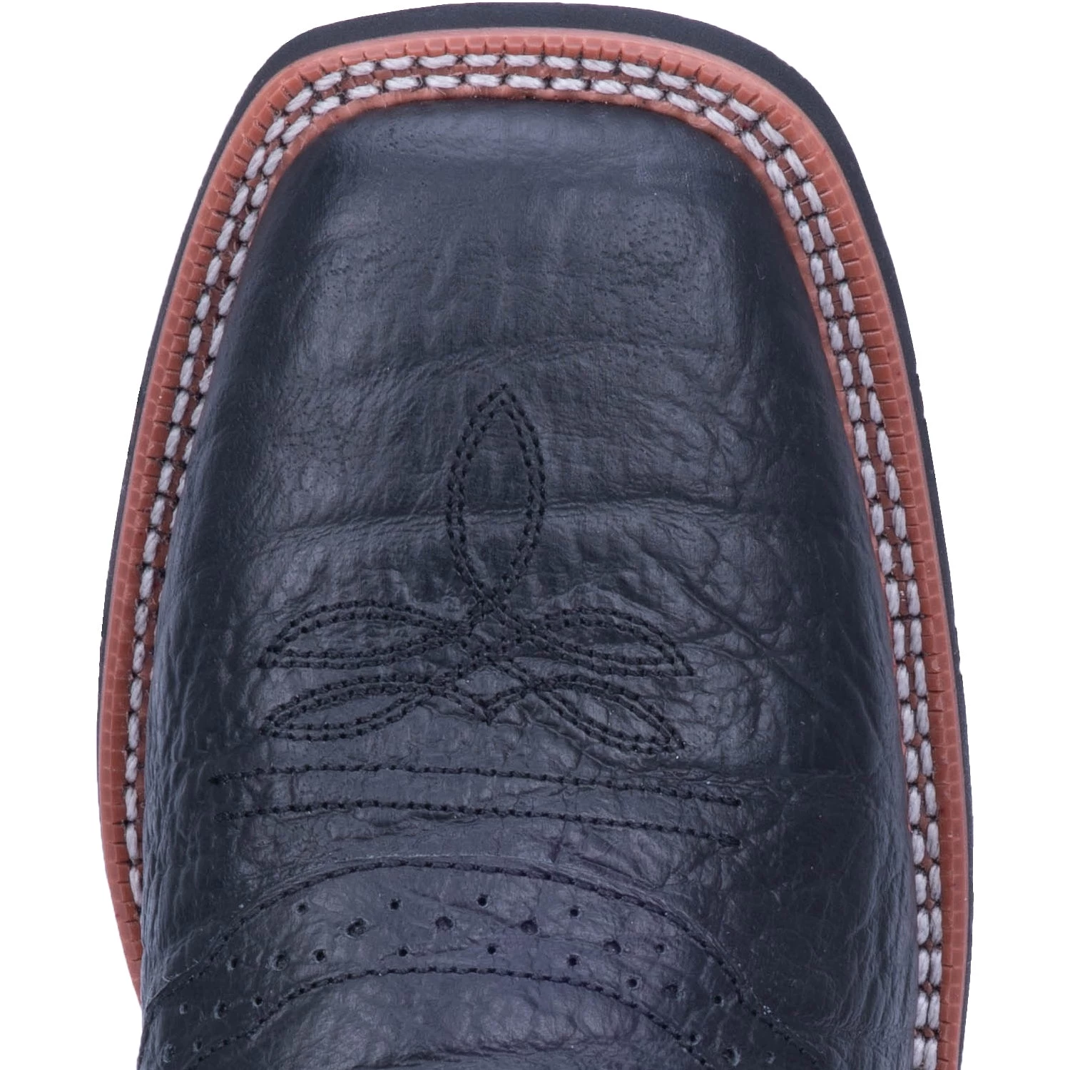 Laredo Mens Topeka Cowboy Boots Leather Black/Tan 6 Laredo Mens Topeka Cowboy Boots Leather Black/Tan - Image 6