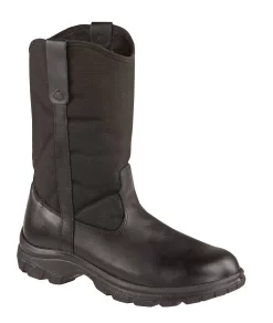 Thorogood Mens Black Leather Softstreets Safety Toe 10in Wellington