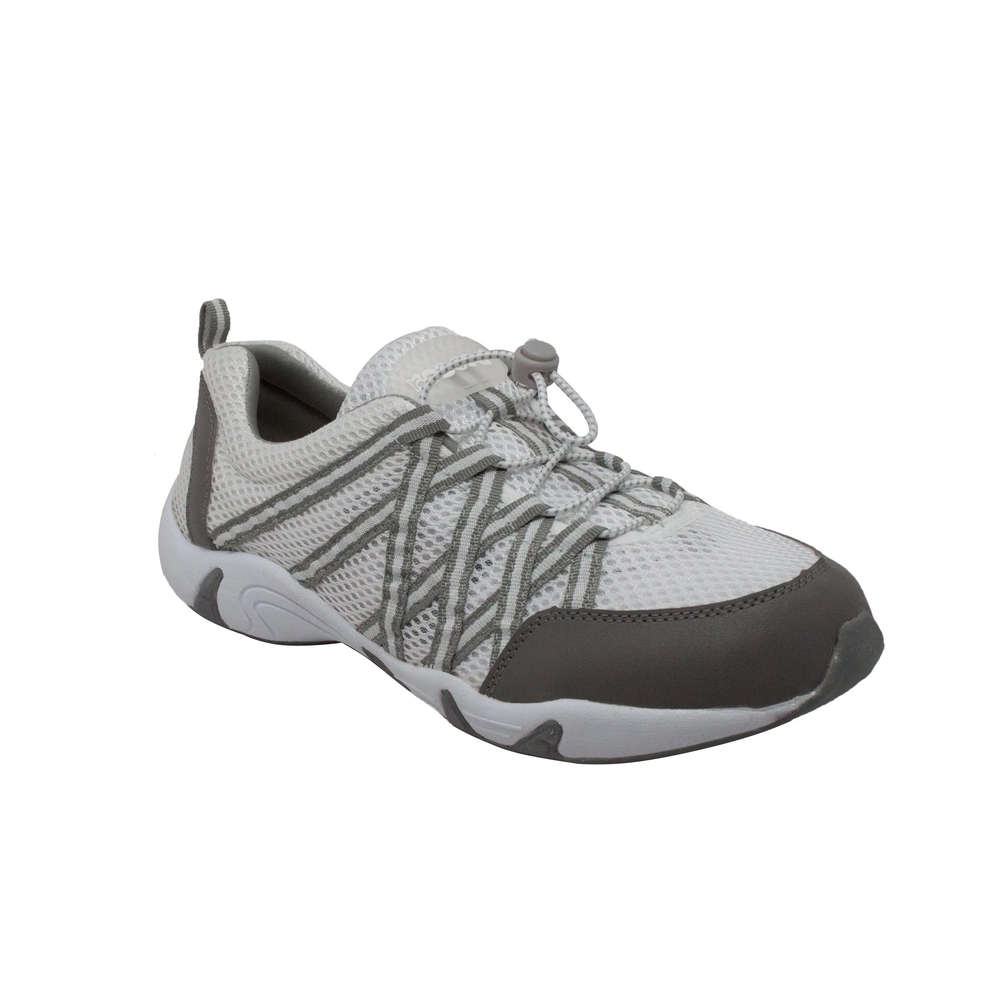 Rocsoc Womens White/Grey Water Shoes Speed Lace Mesh 2 Rocsoc Womens White/Grey Water Shoes Speed Lace Mesh - Image 2