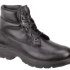 Thorogood Mens Softstreets Black Leather Boots 6in WP Insulated Sport