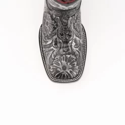 Ferrini Ladies Silver Leather Cleopatra S-Toe Cowboy Boots -Fashion Footwear Shop 83893 34 Cleopatra Silver S Toe Toe