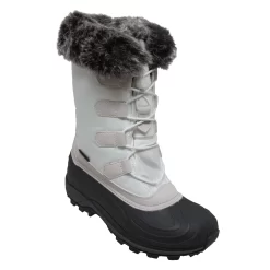 Winter Tecs Womens White Winter Boots Rubber