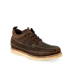 Old West Brown Mens Leather Low Casual Ankle Boots