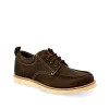 Old West Brown Mens Leather Casual Lace-Up Oxford Shoes