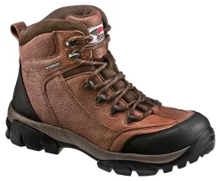 Avenger Mens Composite Toe EH Waterproof Hiker M Brown Leather Boots