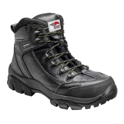 Avenger Mens Composite Toe EH Waterproof Hiker W Black Leather Boots