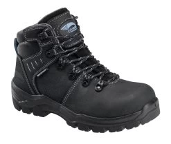 Avenger Womens Black Leather Comp Toe 7450 WP Work Boots