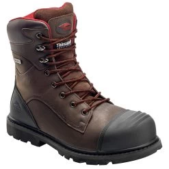 Avenger Mens 200G WP Comp Toe Work Boots M Brown Leather