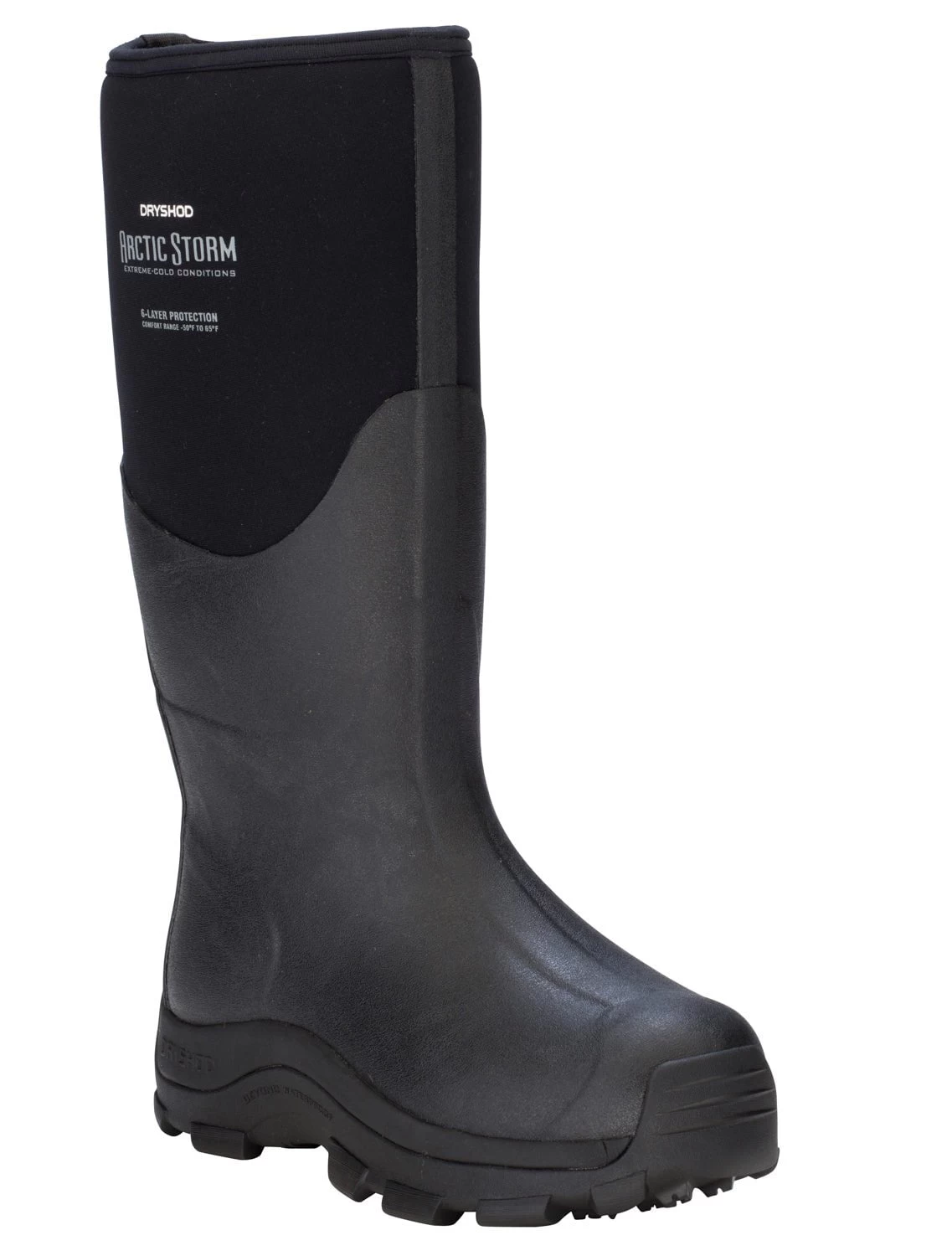 Dryshod Mens Arctic Storm Hi Black/Grey Neoprene Extreme-Cold Snow Boots 4 Dryshod Mens Arctic Storm Hi Black/Grey Neoprene Extreme-Cold Snow Boots - Image 4