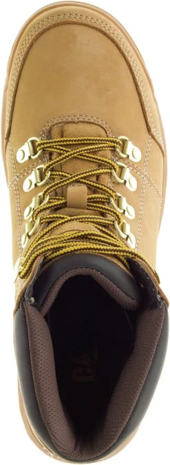 CAT Mens Outline Honey Reset Leather Work Boots -Fashion Footwear Shop CATM P74086 061416 S17 TOP 1