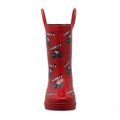 Case IH Kids Girls Red Rubber Work Boots -Fashion Footwear Shop CI 4001 front