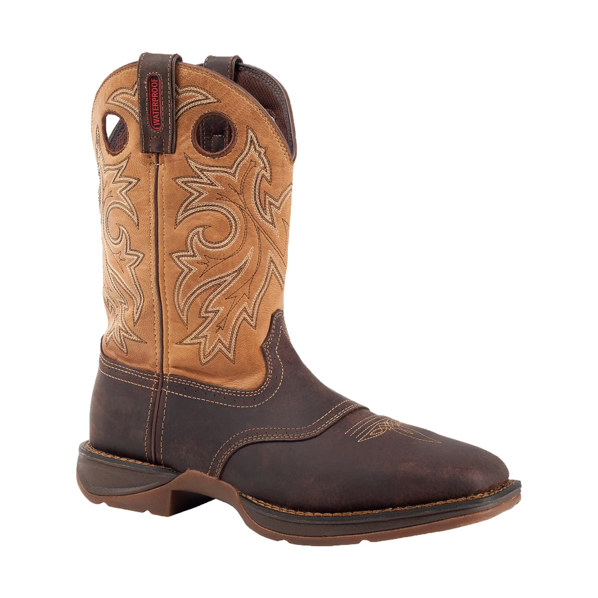 Durango Mens Brown/Tan Leather Work Boots 11 Durango Mens Brown/Tan Leather Work Boots - Image 11