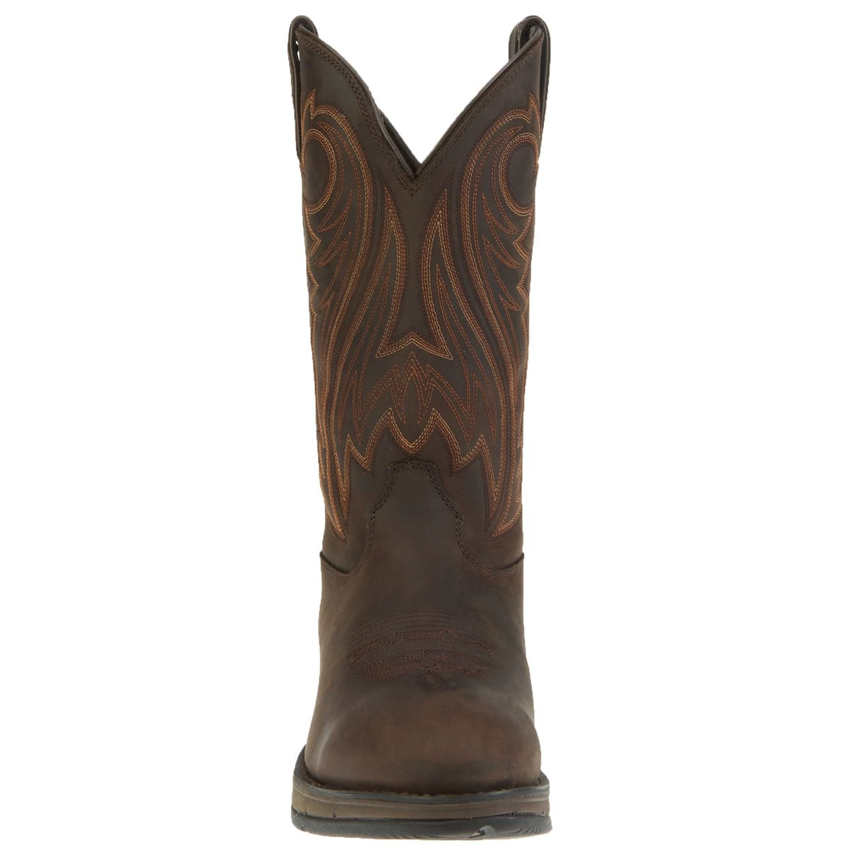 Rebel By Durango Mens Chocolate Leather Wyoming Western Cowboy Boots 4 Rebel By Durango Mens Chocolate Leather Wyoming Western Cowboy Boots - Image 4