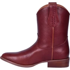 Dingo Mens Brandy Lefty 9in Shorty Cowboy Boots Leather -Fashion Footwear Shop DI212 Brandy 3