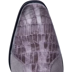 Dingo Mens Dunn Ankle Boots Leather Grey -Fashion Footwear Shop DI222 Grey 6