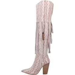 Dingo Womens Kitty Kat Cowboy Boots Leather Red -Fashion Footwear Shop DI706 Red 3