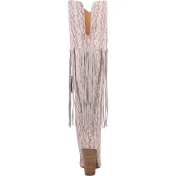 Dingo Womens Kitty Kat Cowboy Boots Leather Red -Fashion Footwear Shop DI706 Red 4