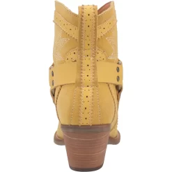 Dingo Womens Gummy Bearie Cowboy Boots Leather Yellow Suede -Fashion Footwear Shop DI747 Yellow Suede 4