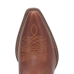 Dingo Womens Play Pretty Cowboy Boots Leather Tan -Fashion Footwear Shop DI766 Tan 6