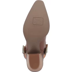 Dingo Womens Play Pretty Cowboy Boots Leather Tan -Fashion Footwear Shop DI766 Tan 7