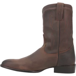 Dingo Mens Hondo Cowboy Boots Leather Brown -Fashion Footwear Shop DI846 Brown 3 f691a417 05bd 469d acd4 7ca8330ce63f