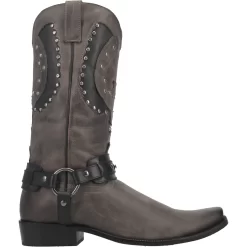 Dingo Mens War Eagle Cowboy Boots Leather Grey -Fashion Footwear Shop DI851 Grey 2 444749c8 804f 41ee 9354 23eb572c96a1