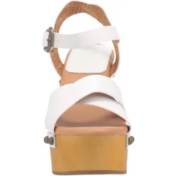 Dingo Womens Woodstock White Leather Studs Sandals Shoes 11 Dingo Womens Woodstock White Leather Studs Sandals Shoes -Fashion Footwear Shop DI879 White 5